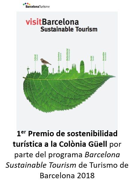 1r Premio de sostenibilidad turística · Barcelona Sustainable Tourism 2018