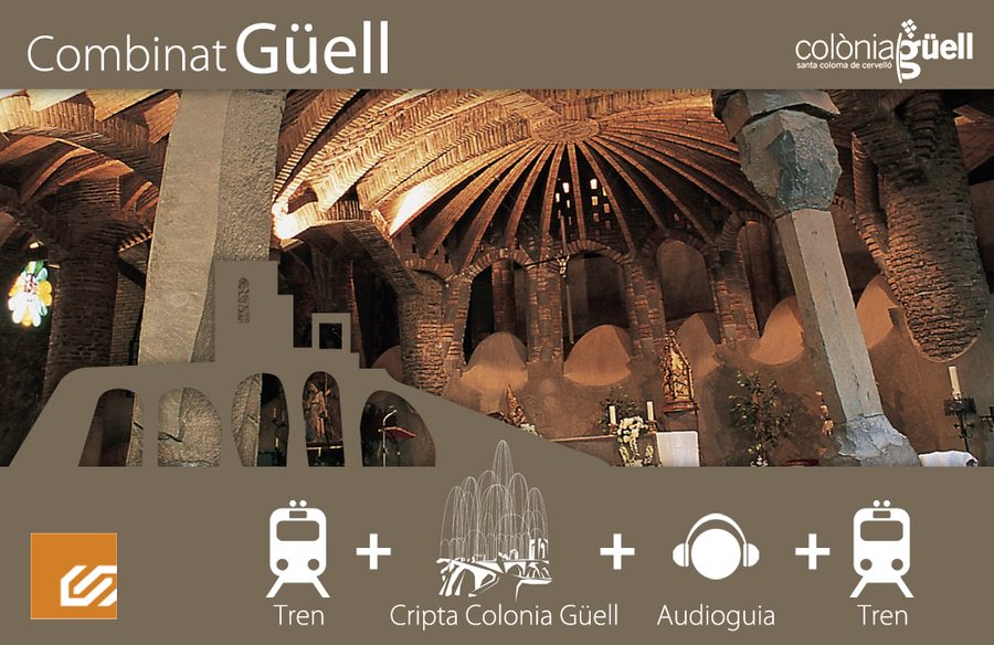 Combinat Güell: tren, Cripta y audioguía